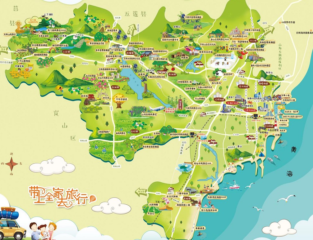 渝北景区使用手绘地图给景区能带来什么好处？